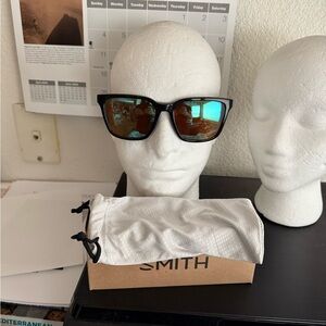 SMITH shoutout Black Sunglasses with ChromaPop Polarized Lenses